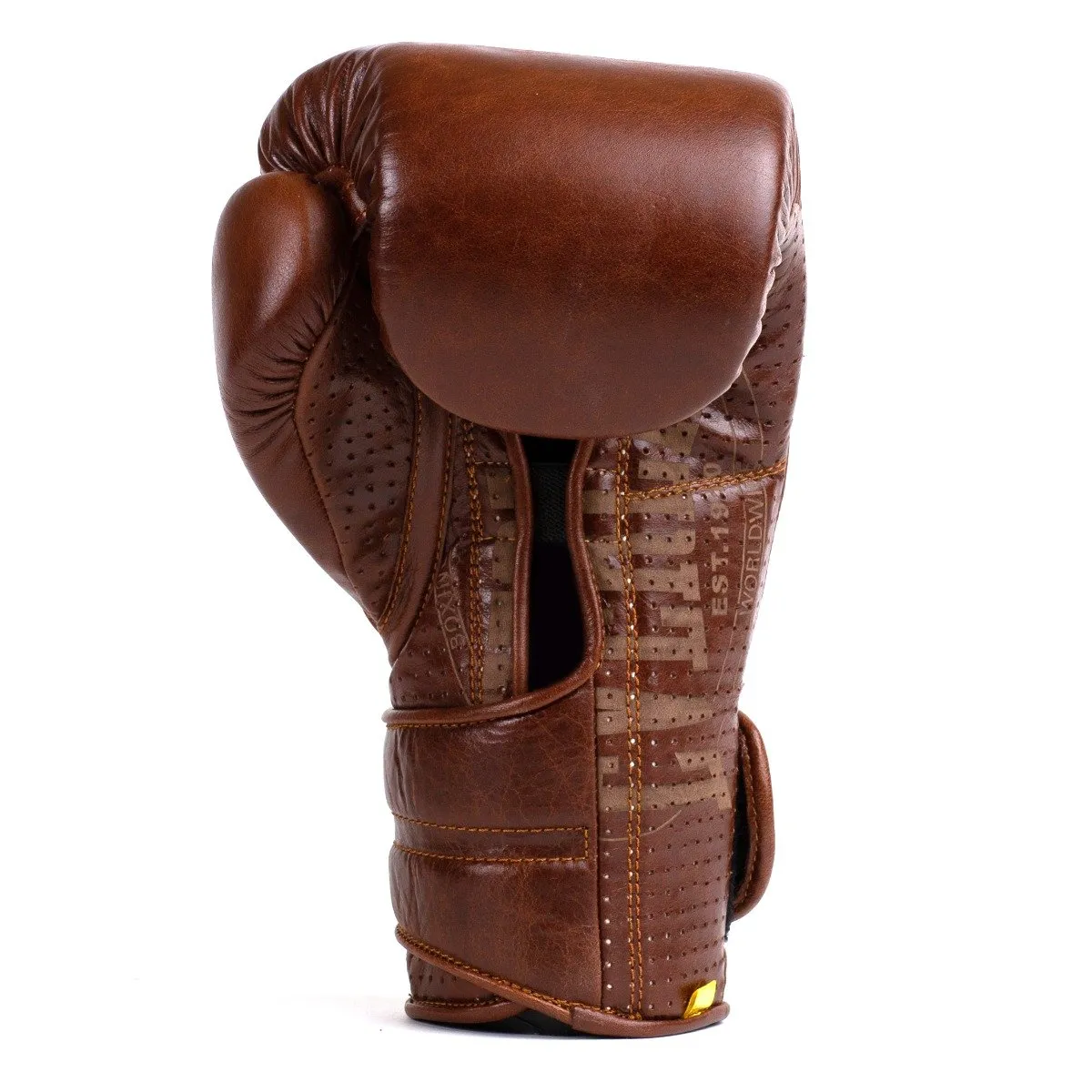 1910 Brown Hook & Loop Sparring Gloves