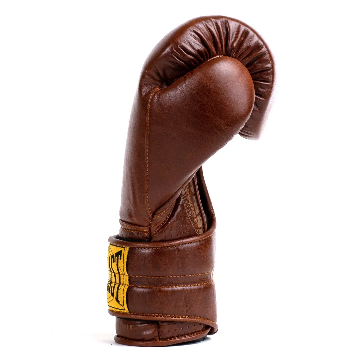 1910 Brown Hook & Loop Sparring Gloves