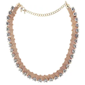 1928 Jewelry Crystal Necklace 16"