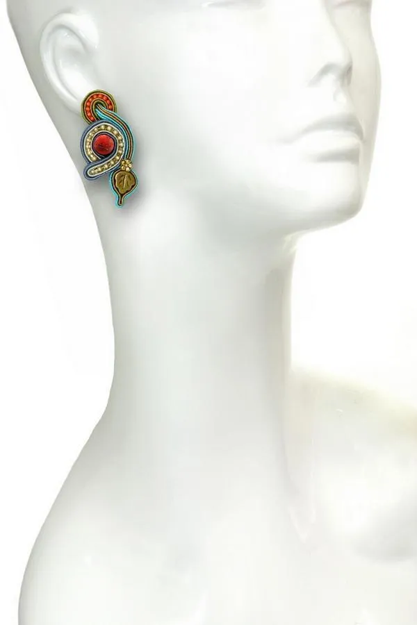 Amalfi Clip On Earrings