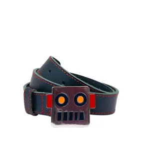 Belt - Robot - Blue Leather