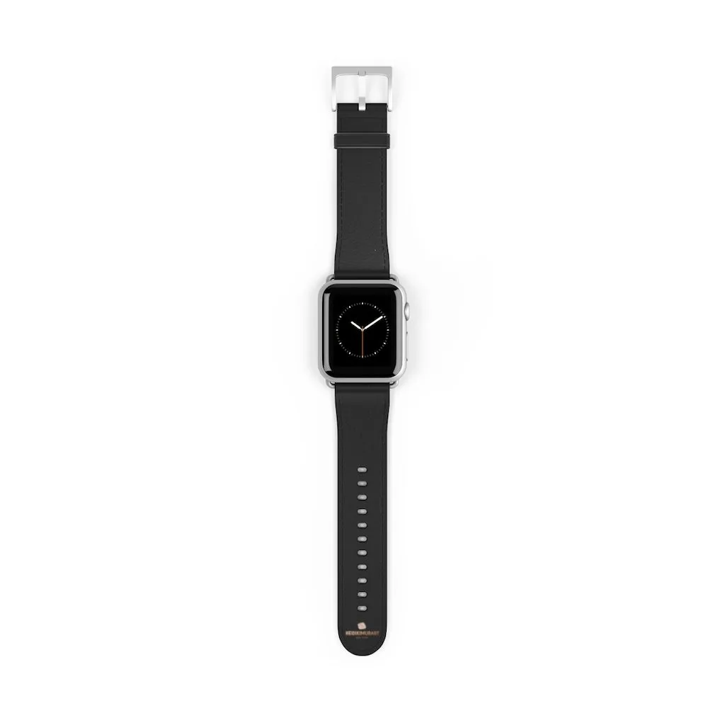 Black Apple Watch Band, Premium Watch Band Strap For Apple Watches- Made in USA