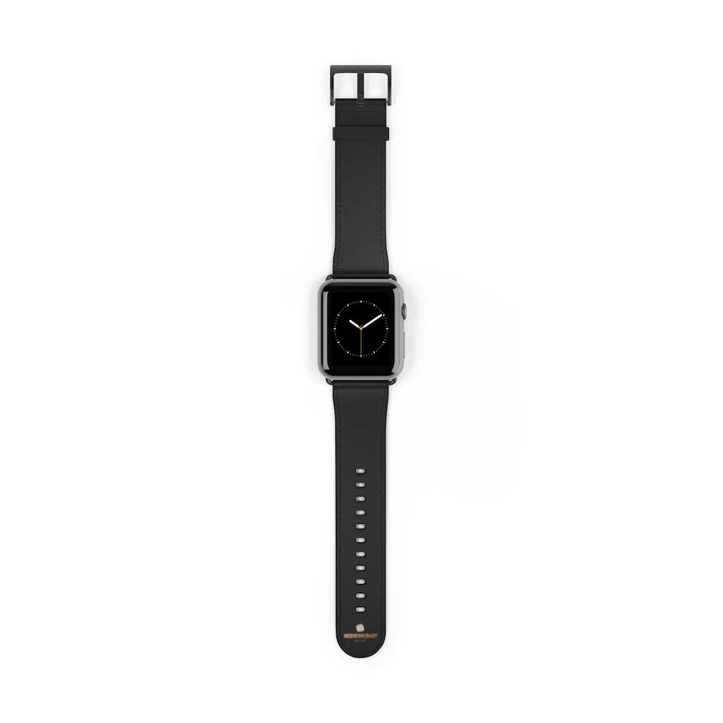 Black Apple Watch Band, Premium Watch Band Strap For Apple Watches- Made in USA