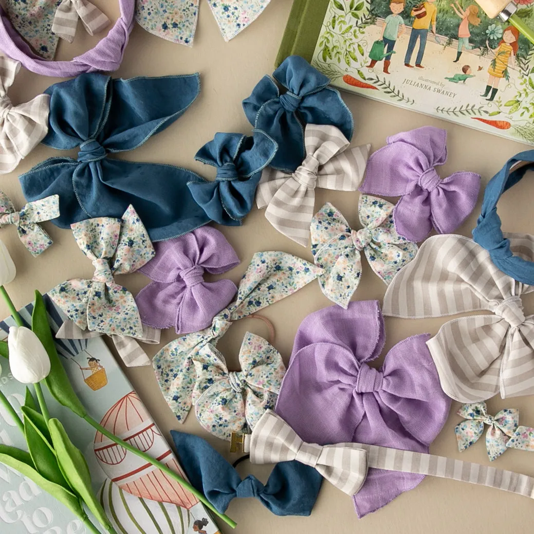 Blue Jay | Petite Party Bow