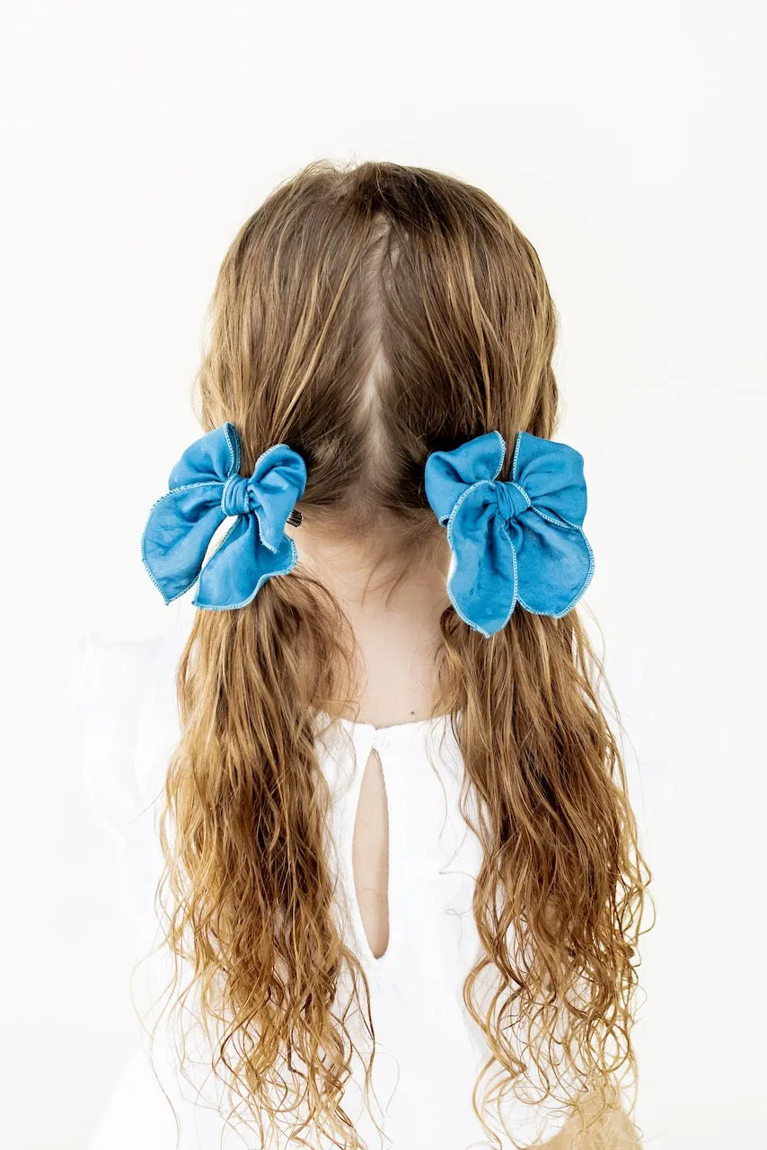 Blue Jay | Petite Party Bow