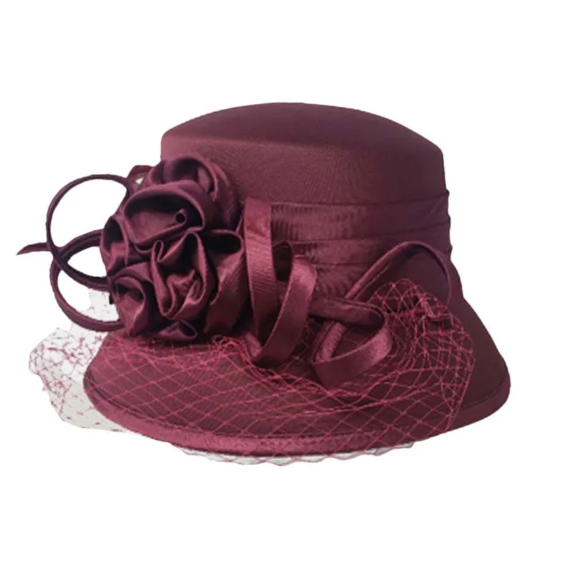 Bow Accented Dressy Hat