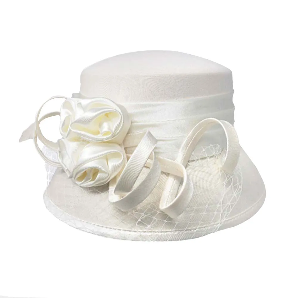 Bow Accented Dressy Hat