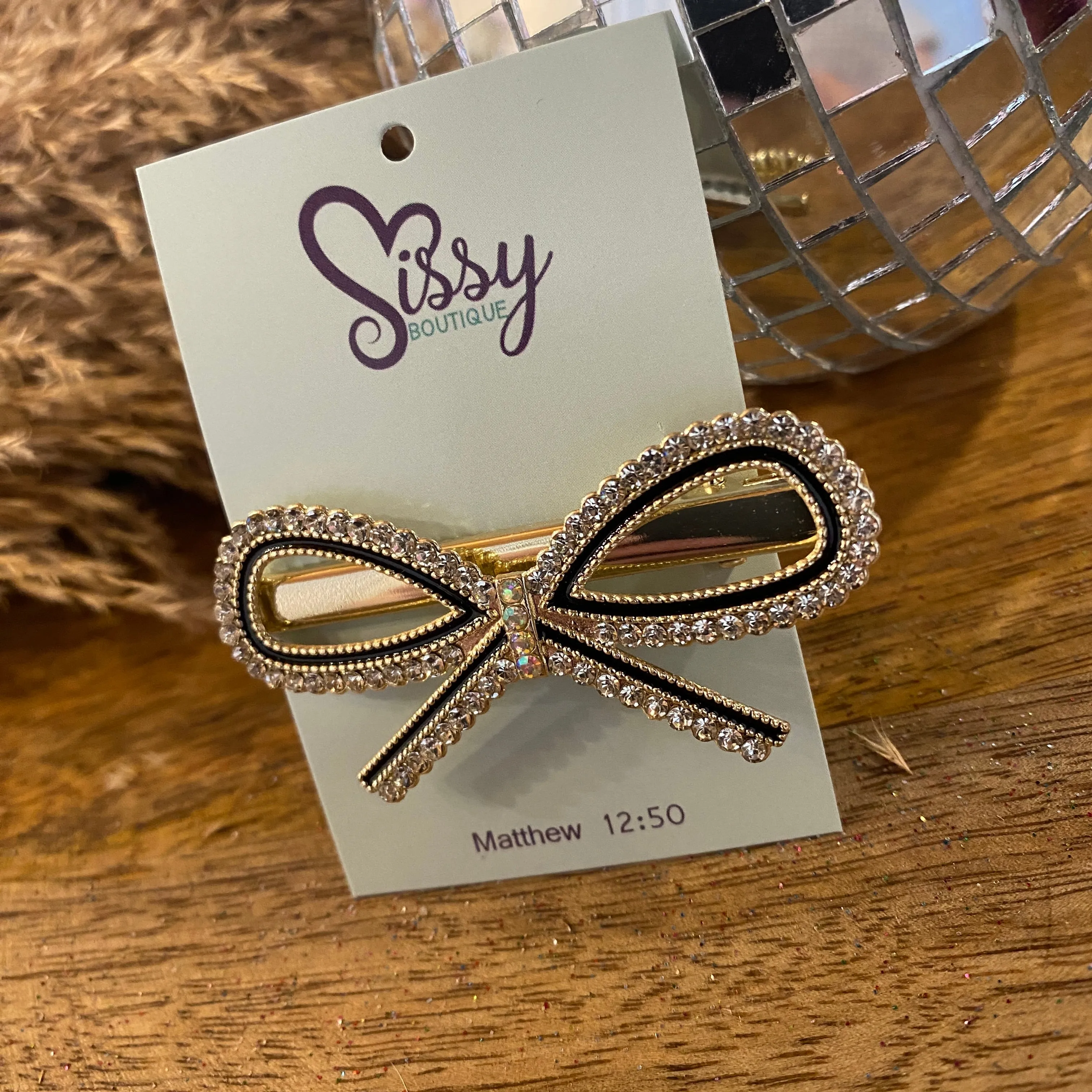 BOW HAIR PIN