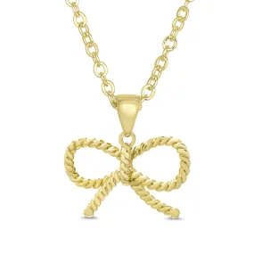 Bow Twist Necklace