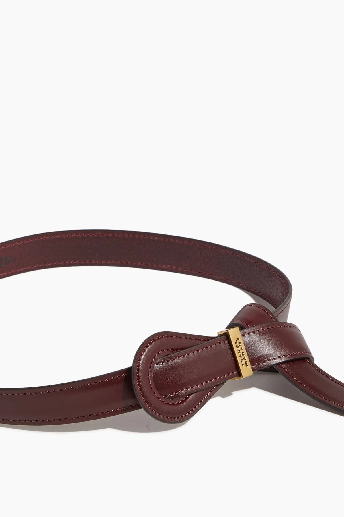 Brindi Belt in Burgundy