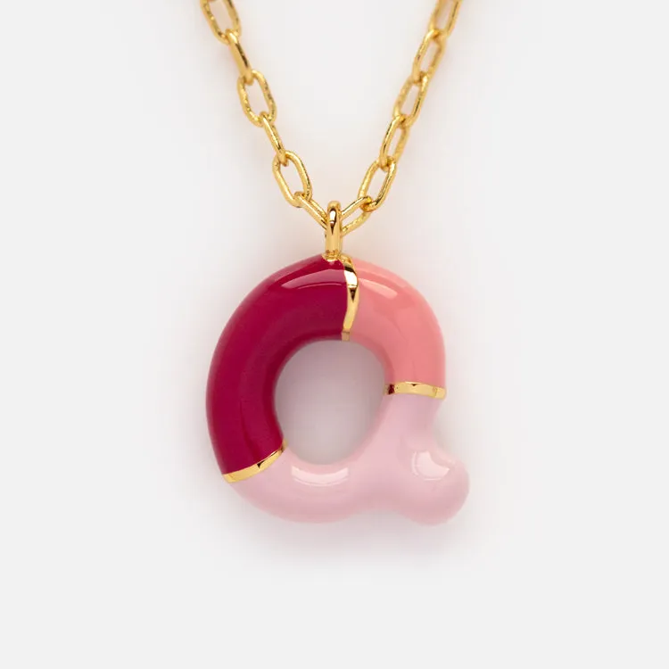 Bubble Letter Necklace