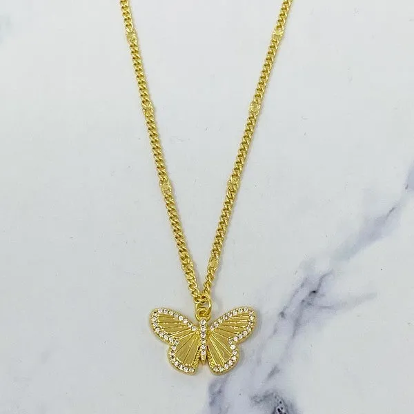 Butterfly Charm Necklace