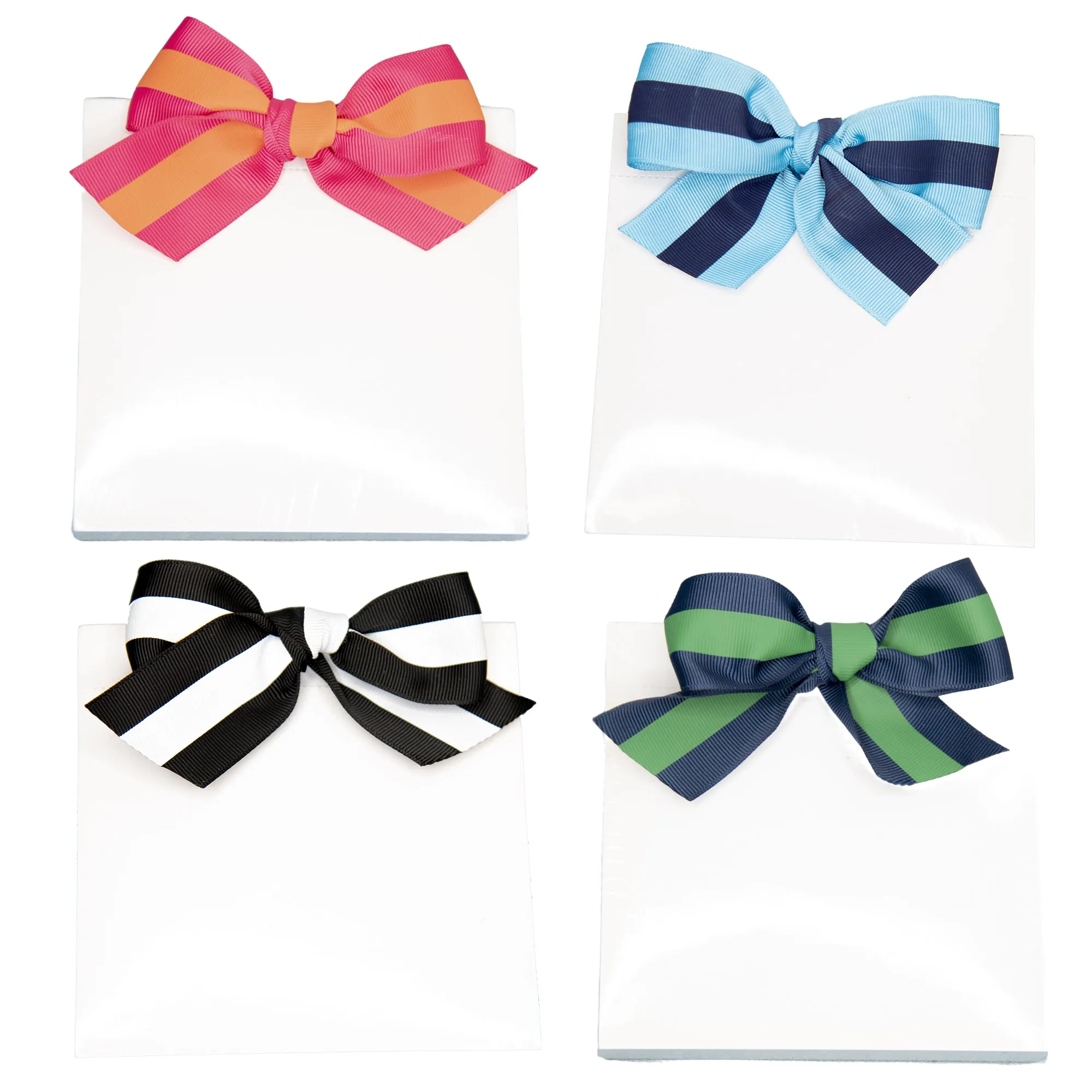 Canvas Ribbon Bow Notepad