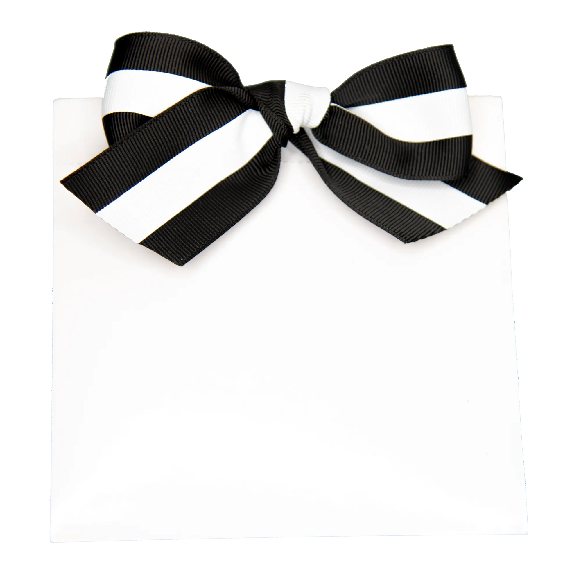 Canvas Ribbon Bow Notepad