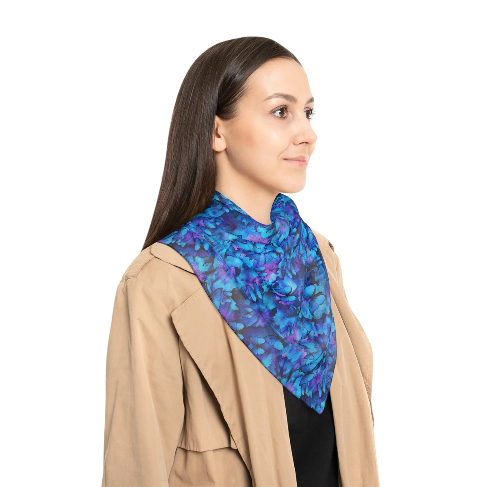 Chiffon Scarf - Dancing with Butterflies Print