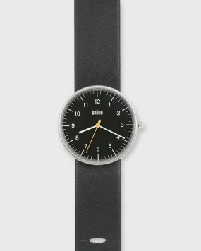 Classic Analog Watch in Black/Black