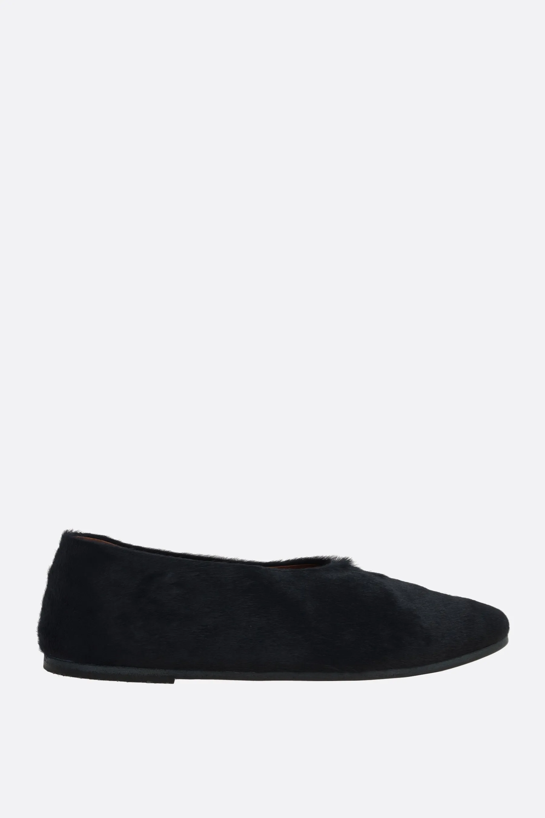 Coltellaccio calf hair ballerinas