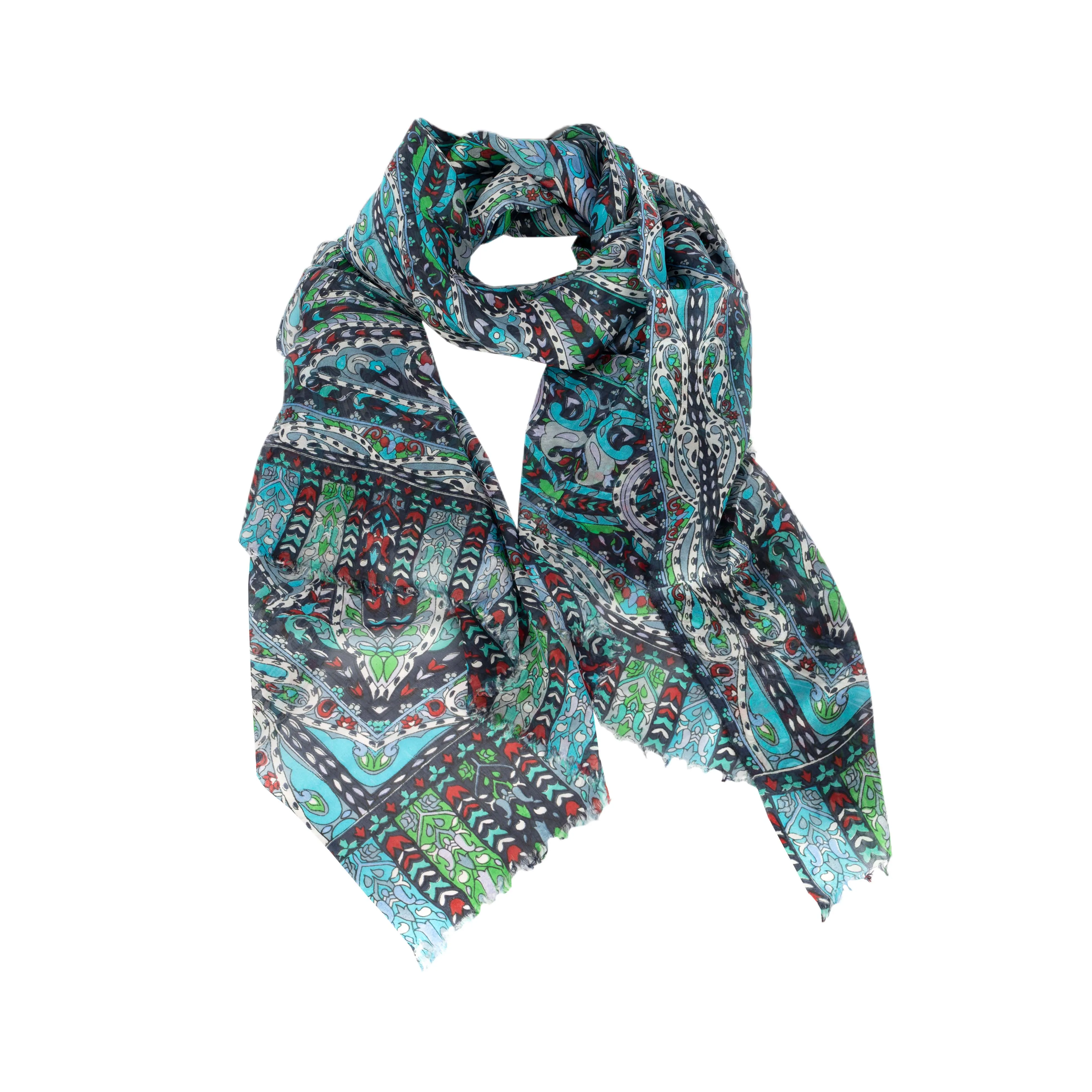 Etro Paisley Silk Scarf - '20s