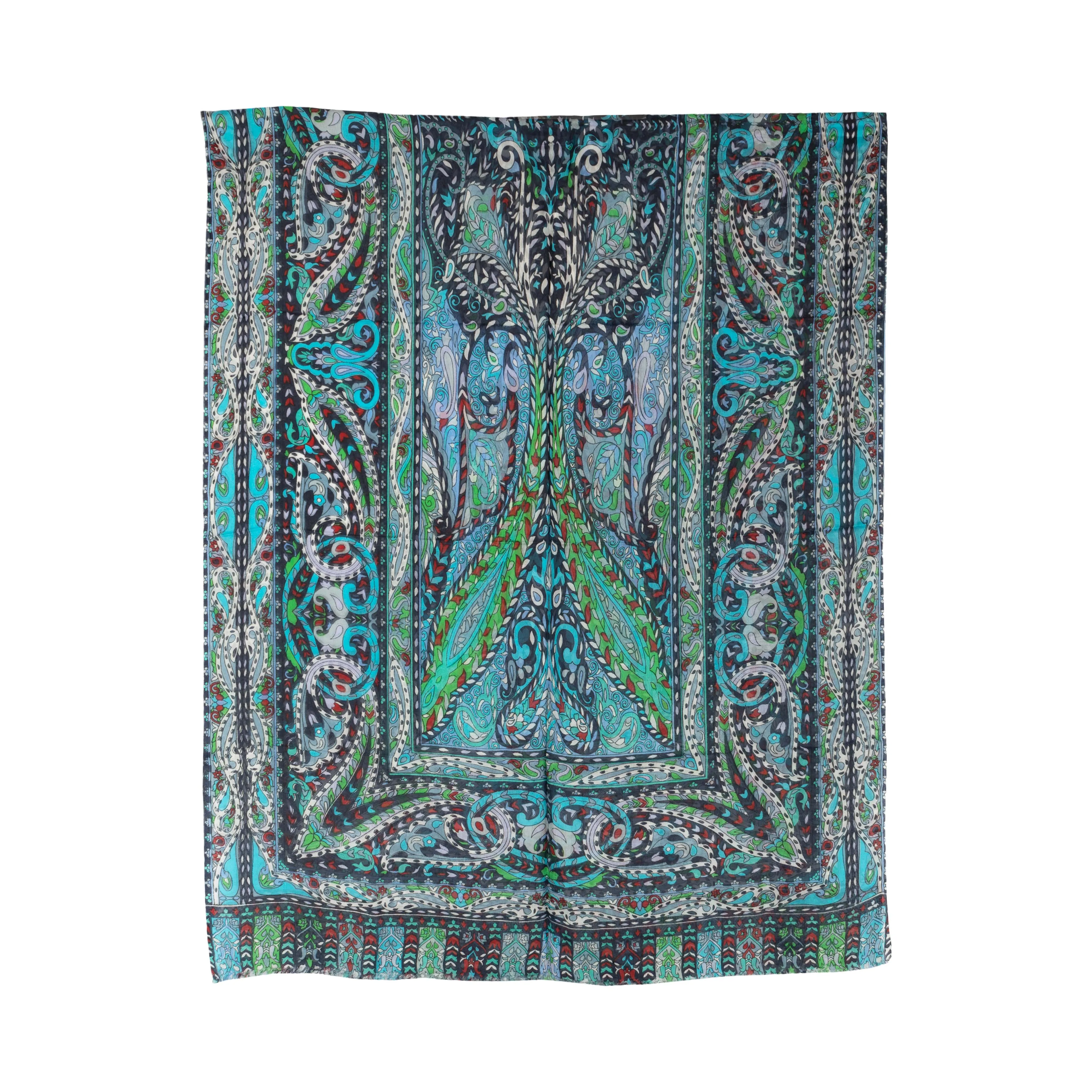 Etro Paisley Silk Scarf - '20s