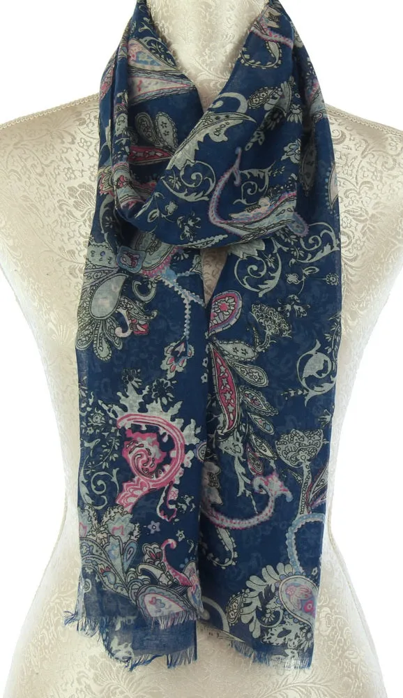 Floral or Italian curls Scarf