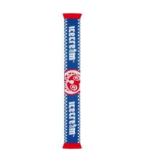 FOOTBALL SCARF - BLUE/PINK