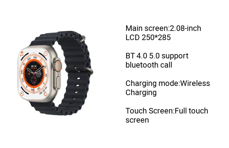 G98 Ultra Watch 8 Smartwatch Compass Sensor Module Gaming Sports Watch Bluetooth Call Fitness Health Monitoring Smart watch T800 Ultra