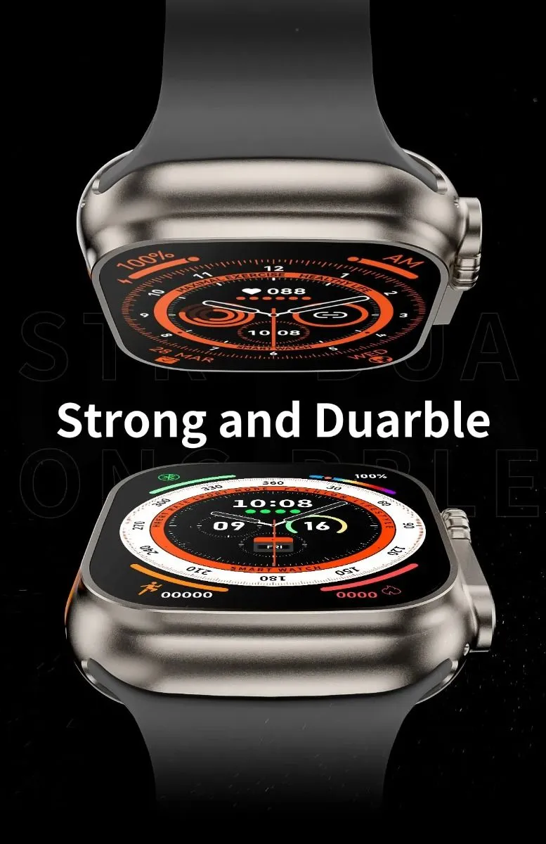 G98 Ultra Watch 8 Smartwatch Compass Sensor Module Gaming Sports Watch Bluetooth Call Fitness Health Monitoring Smart watch T800 Ultra