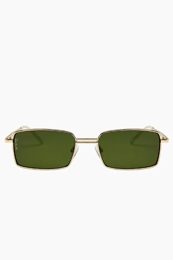 Gold Green Ila sunglasses