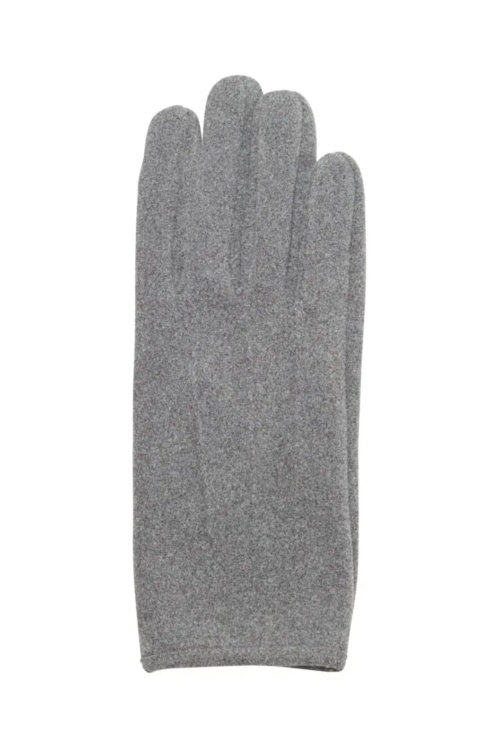 Ichi Ualtar Gloves-Dark Grey Melange-20119550