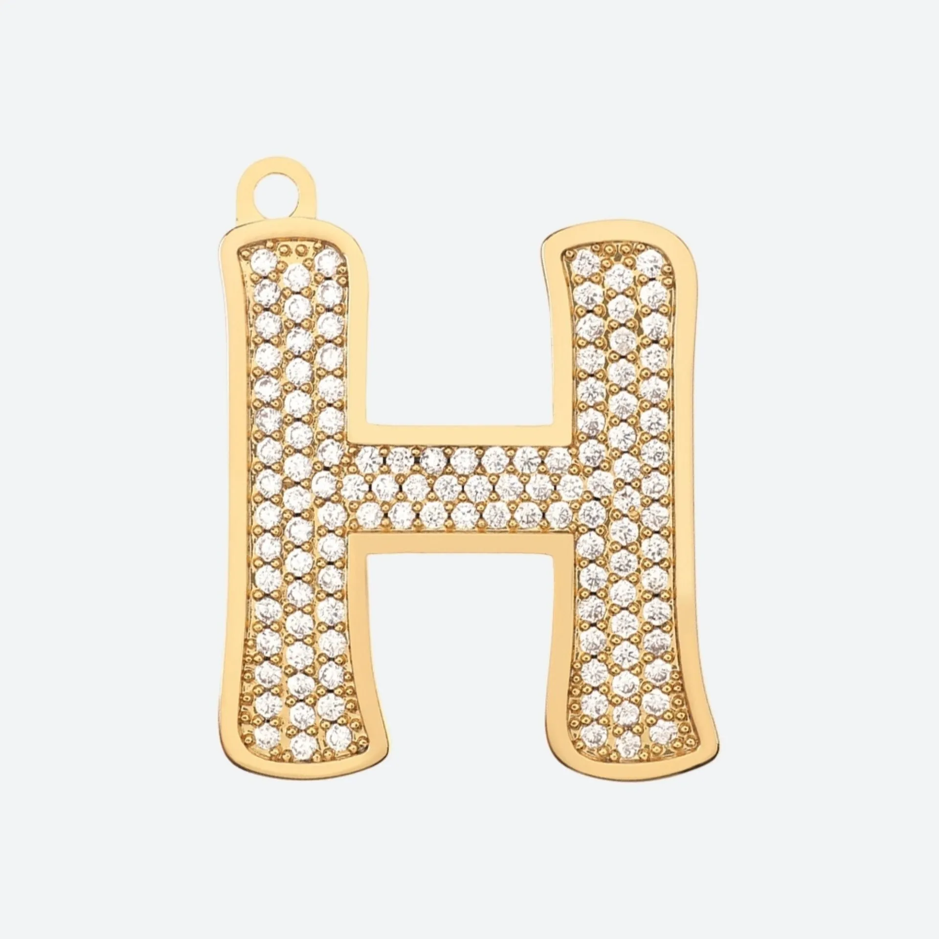 Initial Letter Jewelry Tag - H