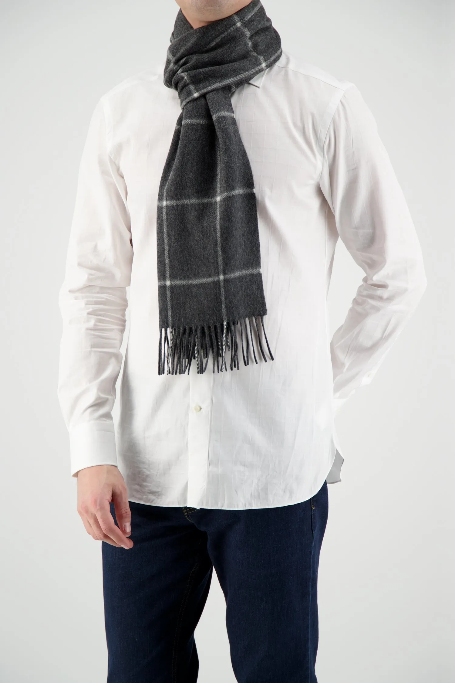 Joshua Ellis Grey Scarf