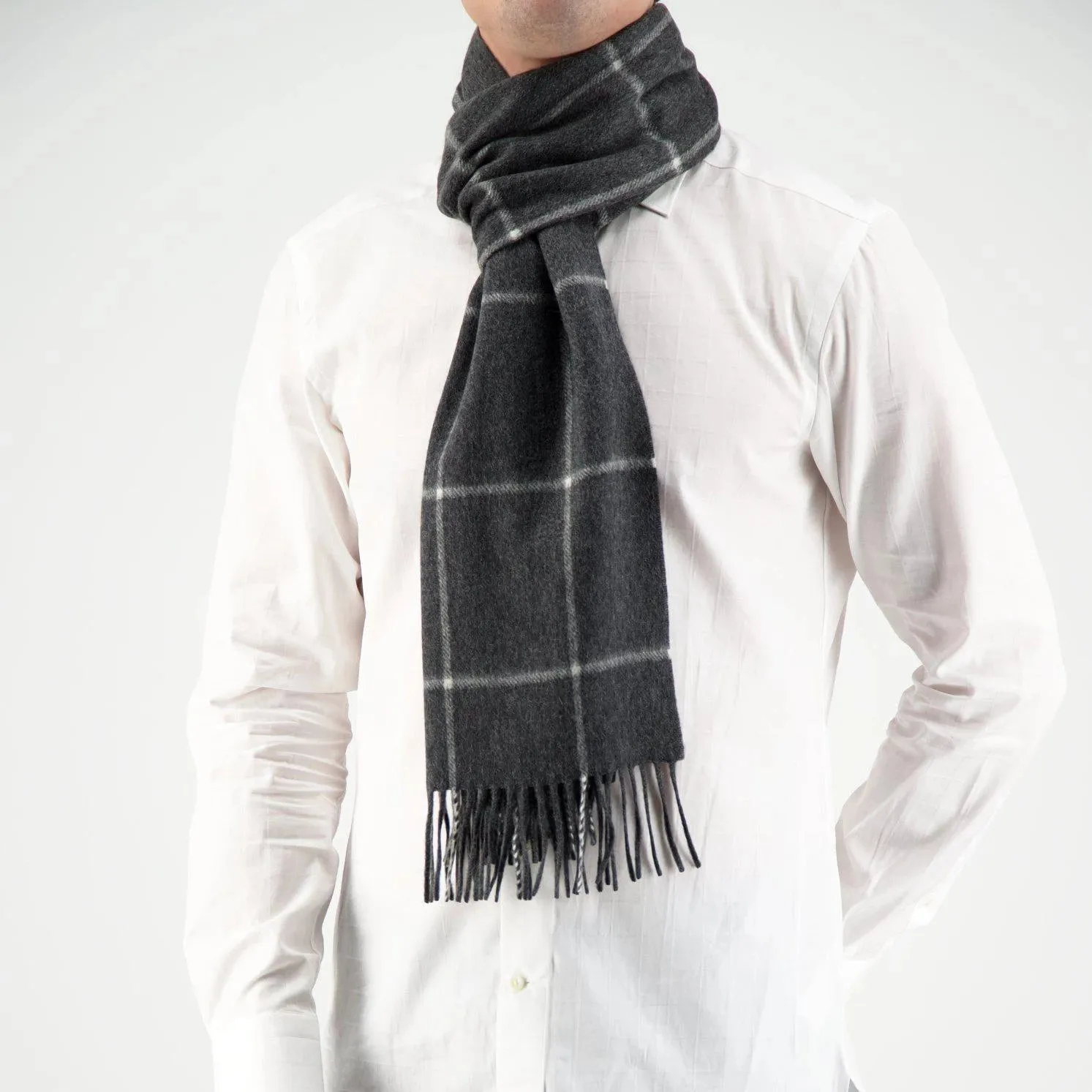 Joshua Ellis Grey Scarf