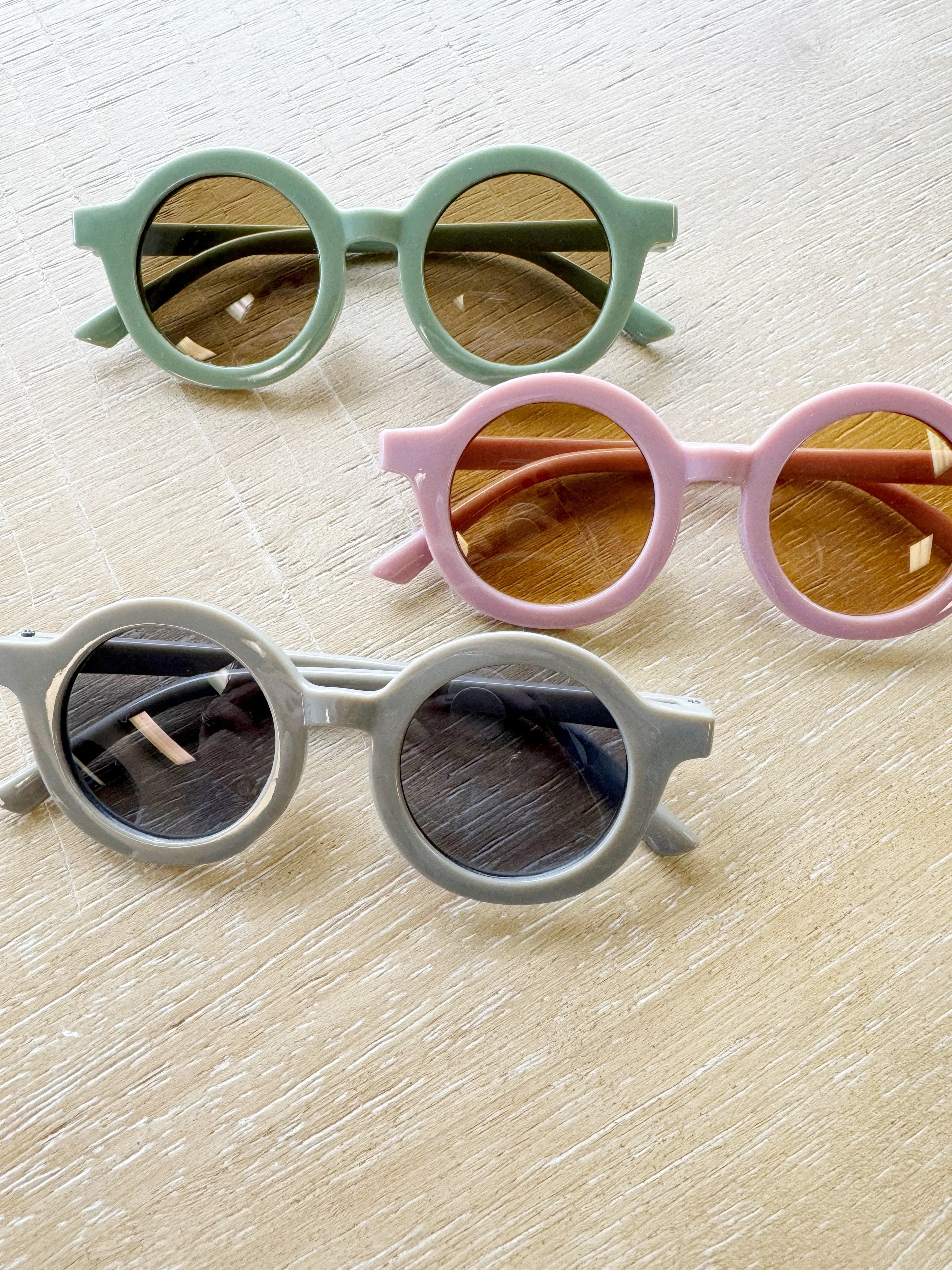 Kids Round Frame Sunglasses