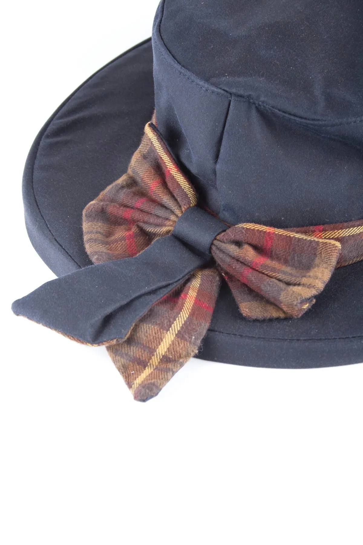 Ladies Wax Cotton Bow Hat