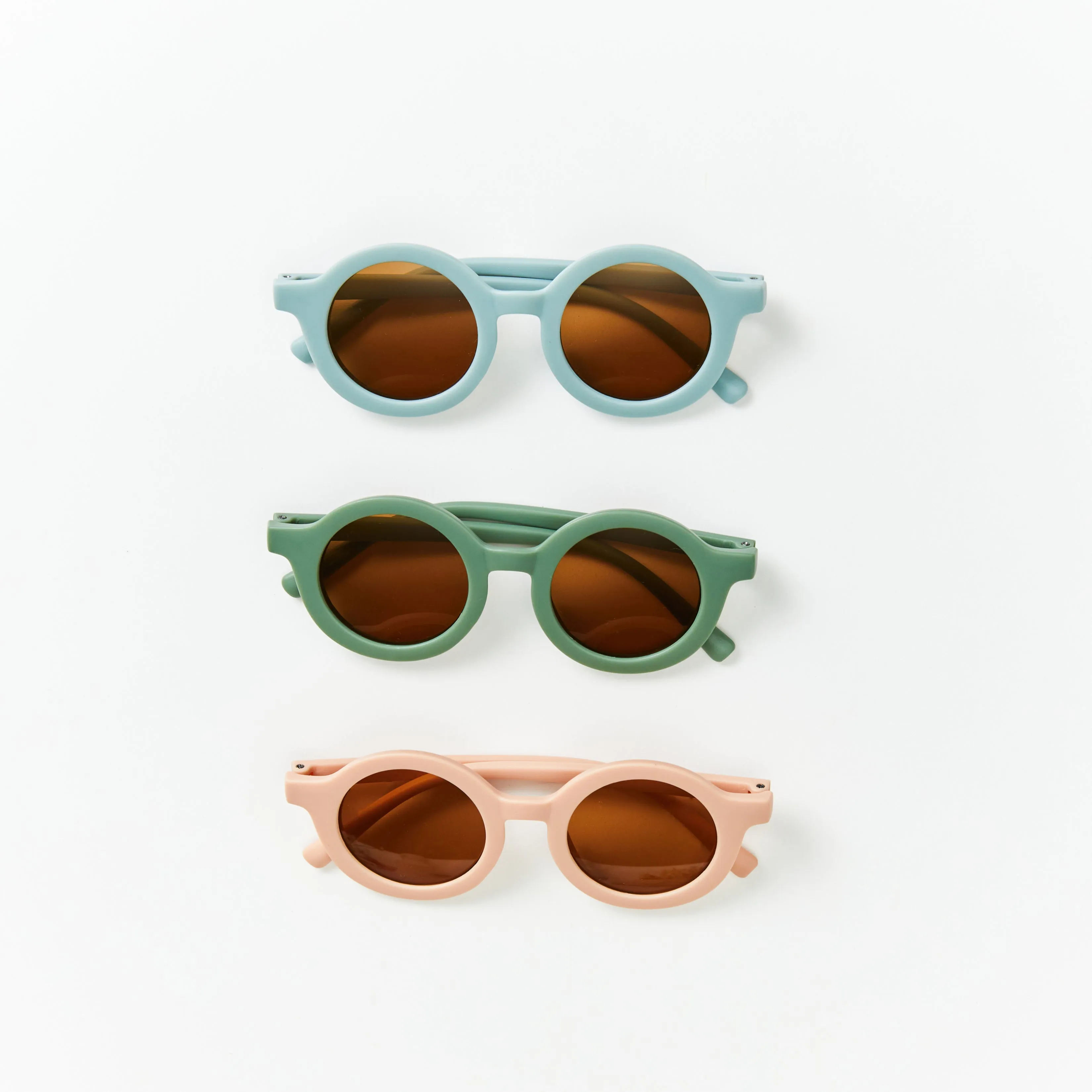 Matte Blue Ava Baby Sunglasses