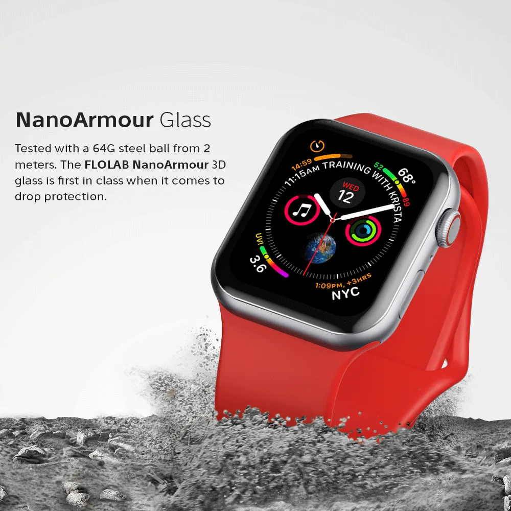 NanoArmour Apple Watch Screen Protector Series 3