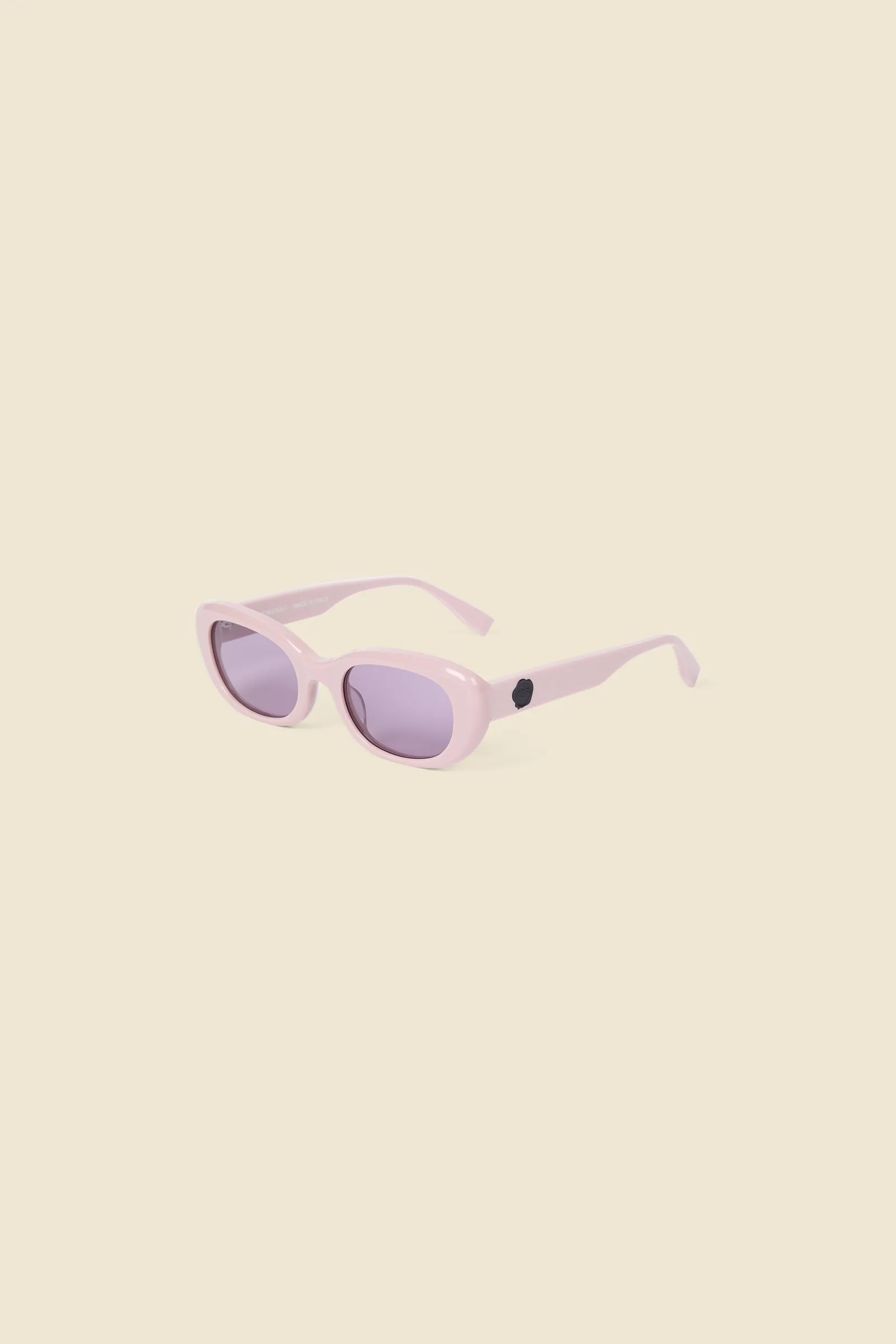 OVAL ACETATE SUNGLASSES