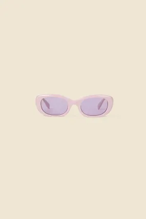 OVAL ACETATE SUNGLASSES