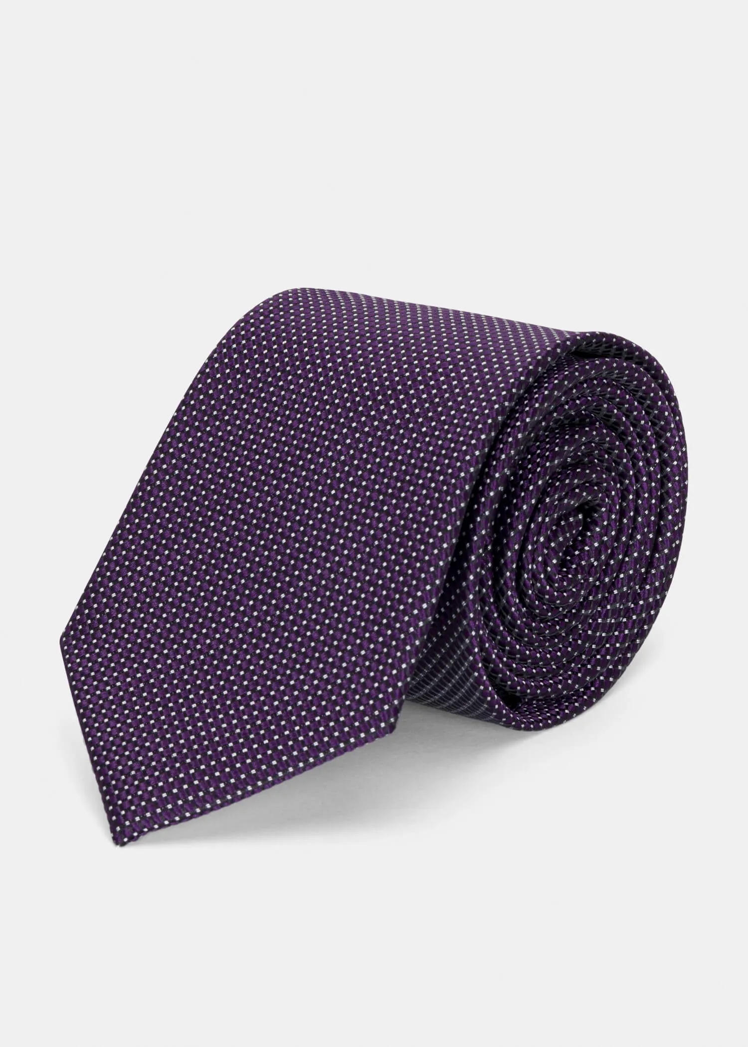 Purple Dots Tie