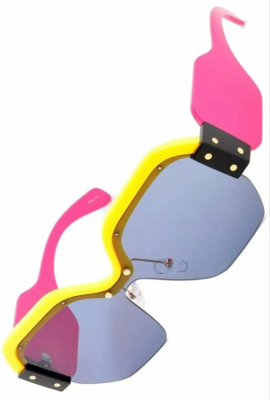 "Luna"  Sunglasses (Yellow)