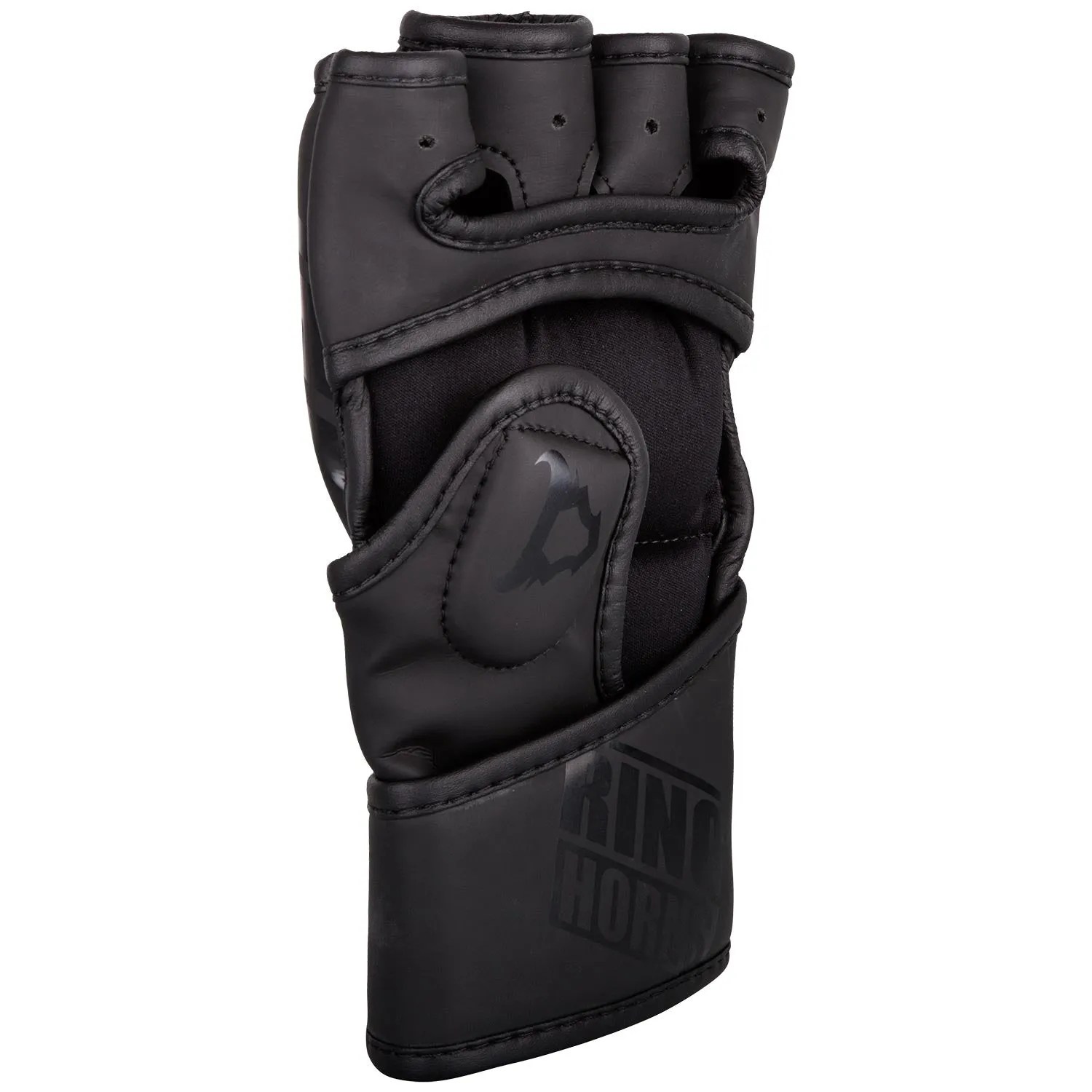 Premium Ringhorns Nitro MMA Gloves - Sleek Black Design