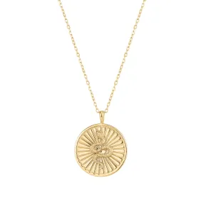 RION x Buddha Jewelry Snake Medallion Necklace