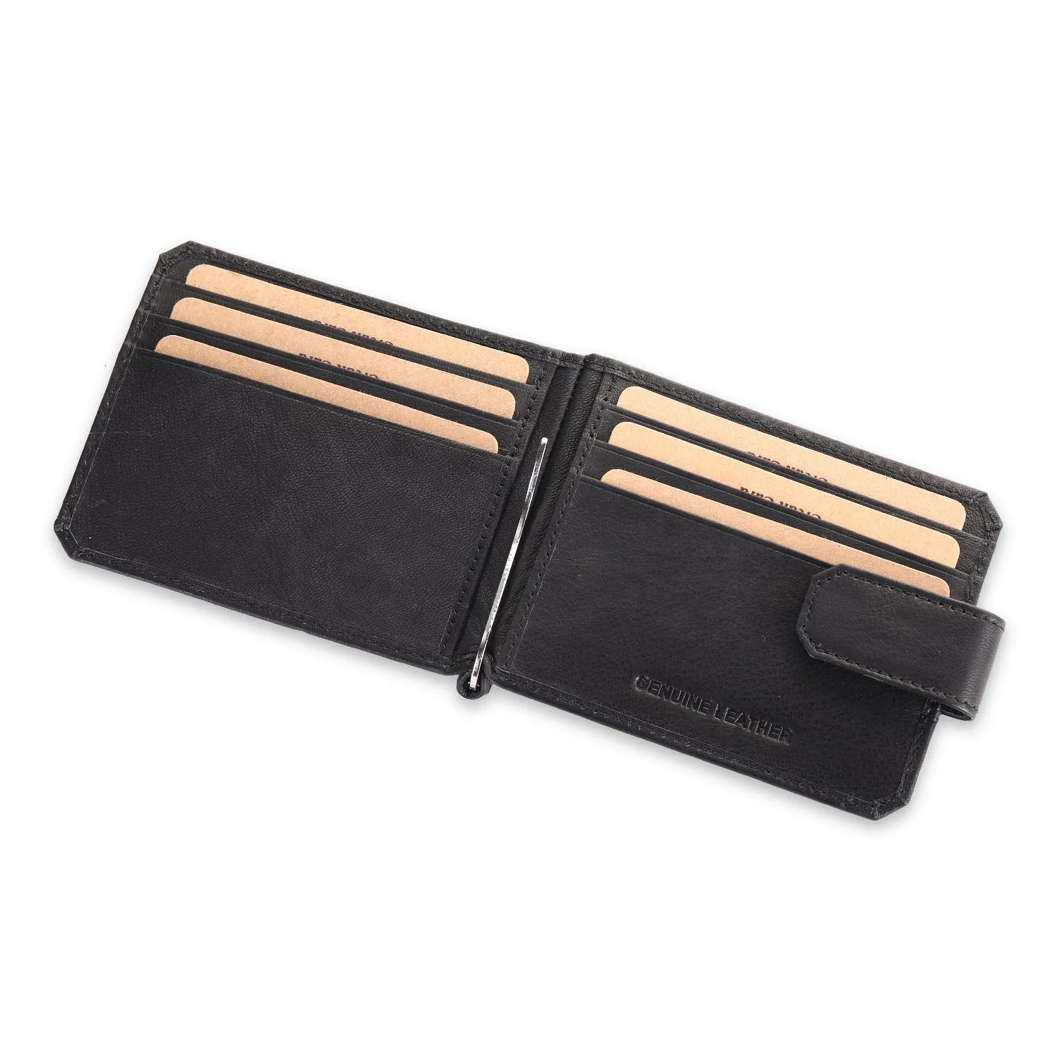 RL Eddy Leather Money Clip Wallet