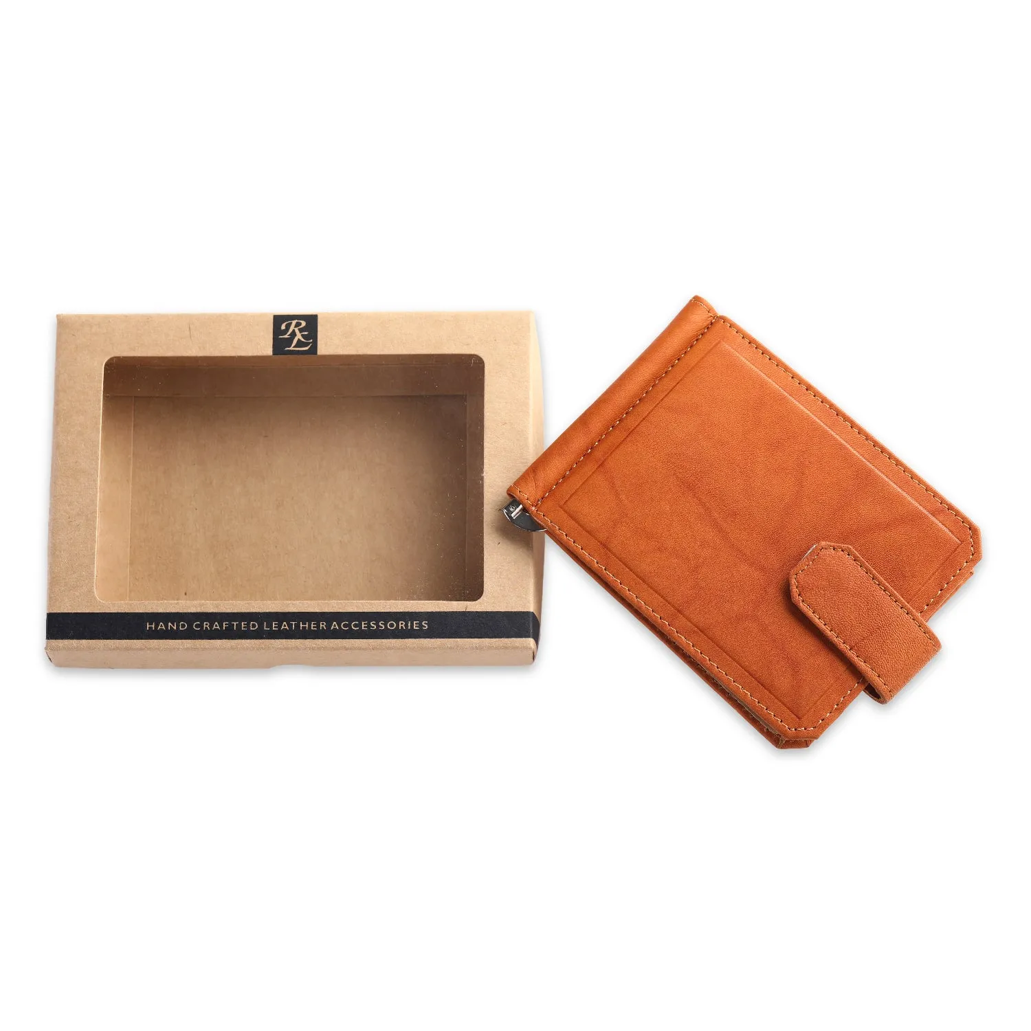 RL Eddy Leather Money Clip Wallet