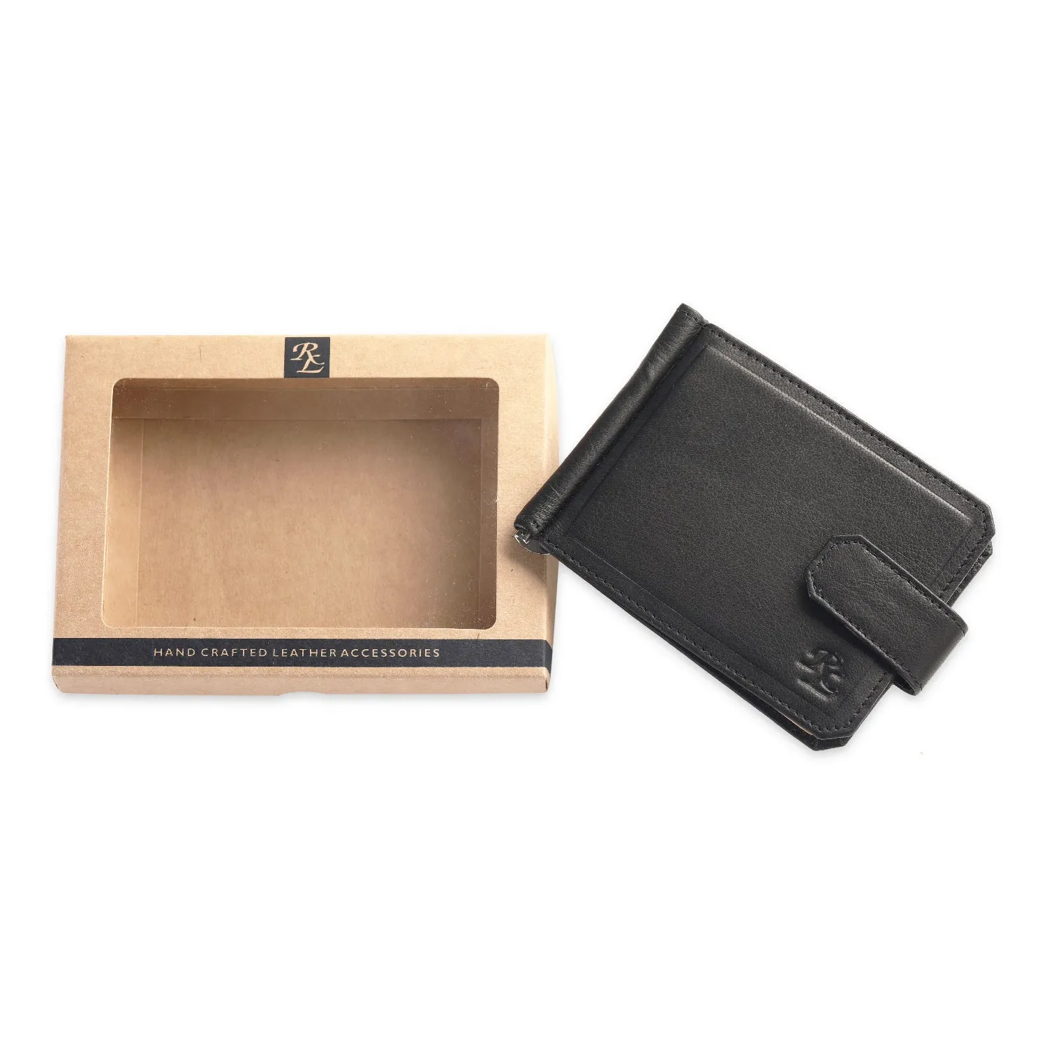 RL Eddy Leather Money Clip Wallet