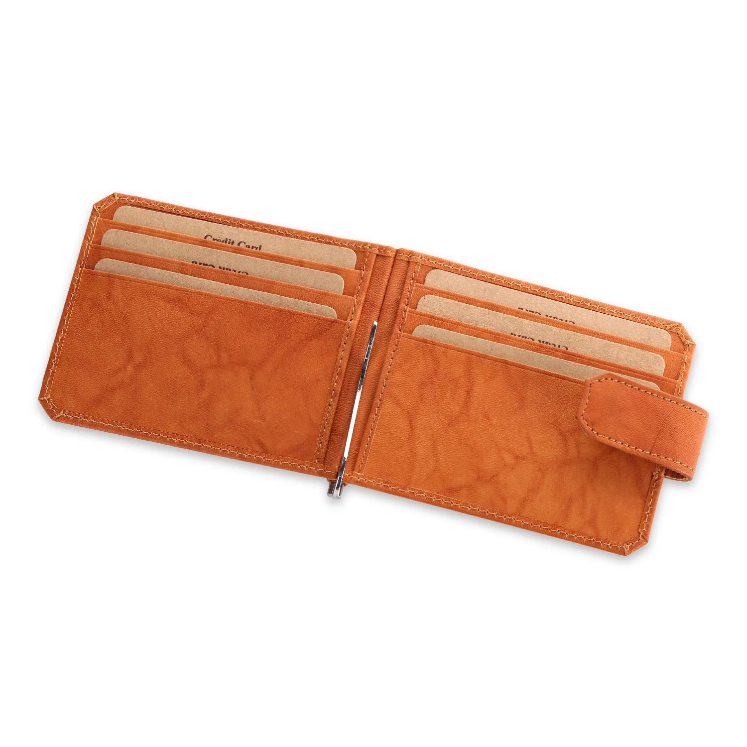 RL Eddy Leather Money Clip Wallet