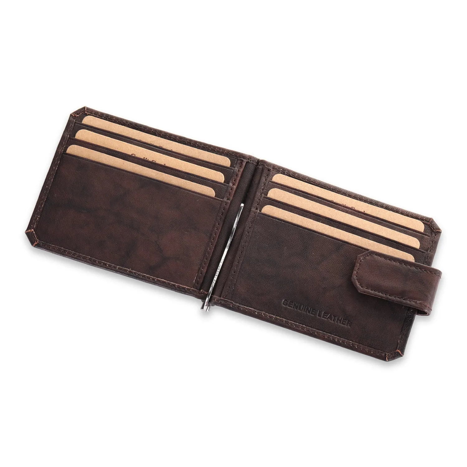 RL Eddy Leather Money Clip Wallet