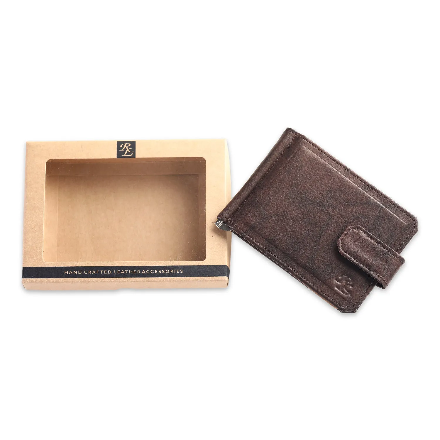 RL Eddy Leather Money Clip Wallet