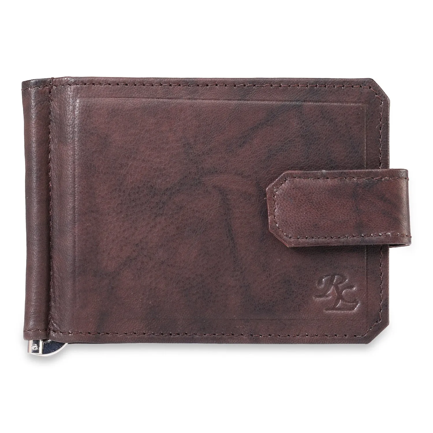 RL Eddy Leather Money Clip Wallet