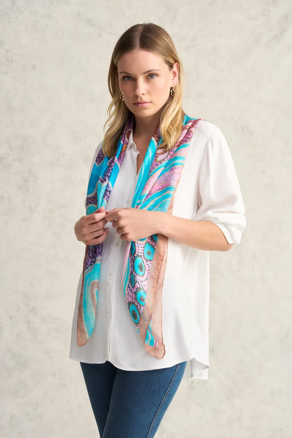 Shanai Kellett Coral Scarf